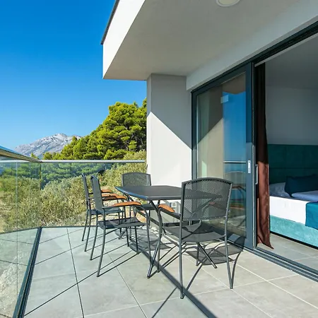 Seaside With A Swimming Pool Brela, Makarska - 20229