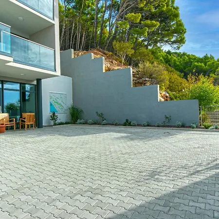 Seaside With A Swimming Pool Brela, Makarska - 20229